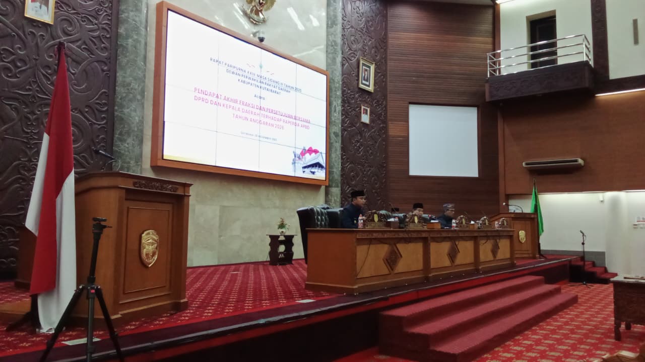 APBD 2026 Disahkan, Bupati Kutai Barat Ajak Semua Pihak Kawal Pelaksanaan Pembangunan